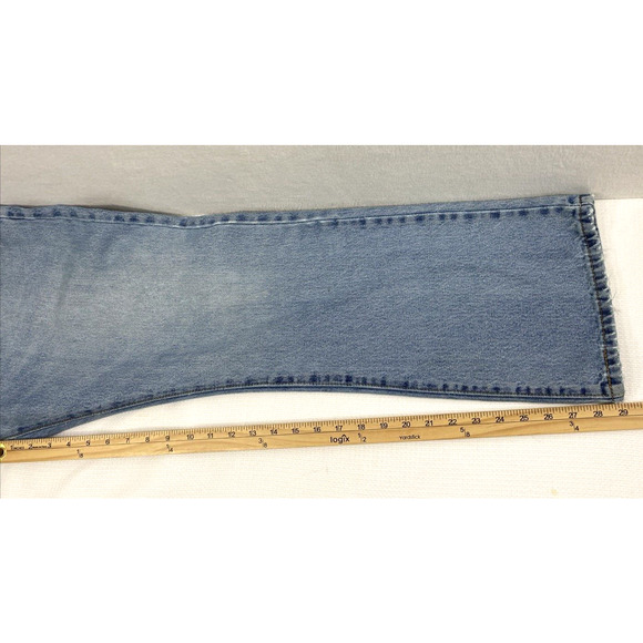 Levis 517 Jeans Mens 34 x 29 Grunge Distress Destroyed Light Wash Denim Straight - Picture 6 of 16